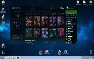 conta rara platina 4 - League of Legends LOL