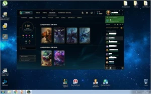 conta rara platina 4 - League of Legends LOL