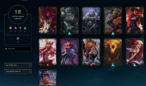 Conta Unranked 18 Skins (Ouro S12) - League of Legends LOL