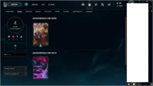 Conta nível 36 unranked, 4 skins e 21 campeões - League of Legends LOL