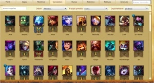 Vendo conta Gold III, 62 champions, 16 skins, 2 pag de runas - League of Legends LOL