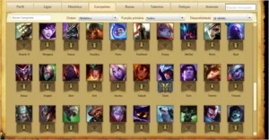 Vendo conta Gold III, 62 champions, 16 skins, 2 pag de runas - League of Legends LOL