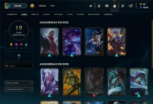 Conta lv110, sem elo, pronta pra ranked + skins hypadas. - League of Legends LOL