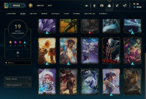 Conta lv110, sem elo, pronta pra ranked + skins hypadas. - League of Legends LOL