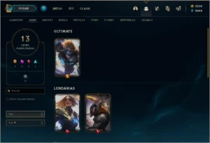 DUAS CONTAS DO LOL POR 100$ - UMA COM 3K DE RP - - League of Legends