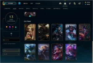 DUAS CONTAS DO LOL POR 100$ - UMA COM 3K DE RP - - League of Legends