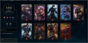 CONTA DIAMANTE 4 103 SKINS (+ de 1000 reais gastos) - League of Legends LOL