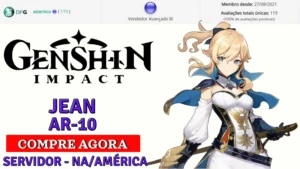 ✨GENSHIN IMPACT - CONTA COM JEAN 5⭐ AR10 ✨