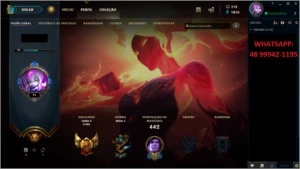 CONTA DE LOL COM 222 SKINS - League of Legends