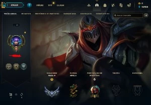 Conta Prata (Email não verificado) - League of Legends LOL