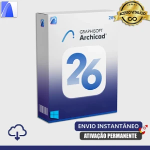 Archicad 26 Vitalício┃Envio Imediato - Softwares e Licenças