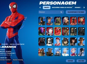 Conta Fortnite Skins Marvel E Animes! Super Barata