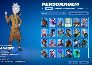 Conta Fortnite Skins Marvel E Animes! Super Barata