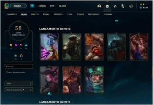 Conta de lol ouro 3 nas 2 filas conta top! - League of Legends