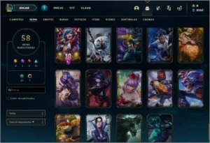 Conta de lol ouro 3 nas 2 filas conta top! - League of Legends