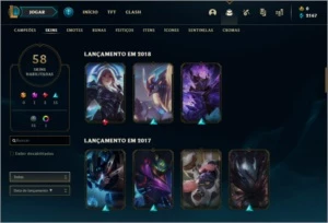 Conta de lol ouro 3 nas 2 filas conta top! - League of Legends