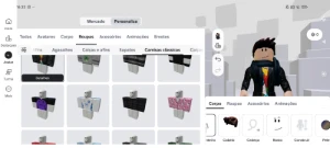 Conta de Roblox várias skin.