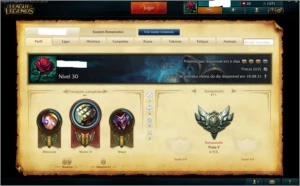 CONTA LEVEL 30 PRATA V COM 2 PAGINAS DE RUNAS 1.3K DE IP - League of Legends LOL