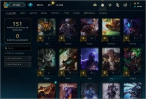 CONTA LEAGUE OF LEGENDS DIAMANTE 3 LOL