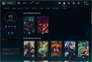 CONTA LEAGUE OF LEGENDS DIAMANTE 3 LOL