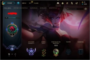 CONTA LEAGUE OF LEGENDS DIAMANTE 3 LOL