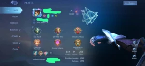 Conta Com 251 Skins - Mobile Legends