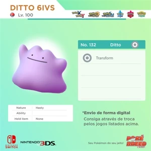 Ditto 6IVs - Pokémon