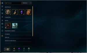 CONTA SMURF OURO 1 62% WR - League of Legends LOL