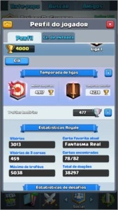 Conta Clash Royale Nível 11