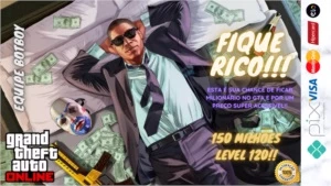 GTA V - $150 MILHÕES E LEVEL ENTREGA RÁPIDA