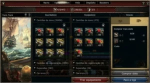 Conta Seafight Top full canhão/receitas - AG3