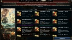 Conta Seafight Top full canhão/receitas - AG3