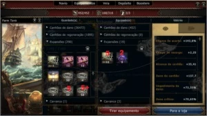 Conta Seafight Top full canhão/receitas - AG3