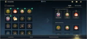 PLATINA IV, com 3BAÚS, 2-Skins, 20Campeões e mais - League of Legends: Wild Rift LOL WR
