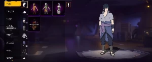 Conta Free Fire Com Calça Angélical e Itens do Naruto