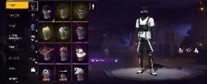 Conta Free Fire Com Calça Angélical e Itens do Naruto