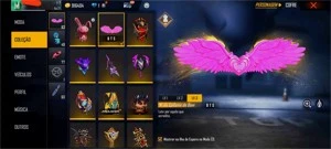 Conta Top com Angelical e Fitinha - Free Fire