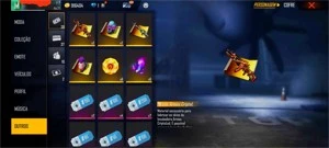 Conta Top com Angelical e Fitinha - Free Fire