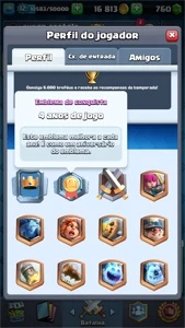 Conta Clash Royale level 12 4270 trofeús com todas as cartas