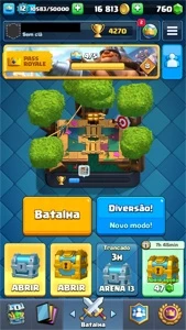 Conta Clash Royale level 12 4270 trofeús com todas as cartas
