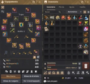 Conta full tesouro ENDGAME