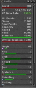 ELDER DRUID LVL 281 + ML89 SERDEBRA BR - Tibia