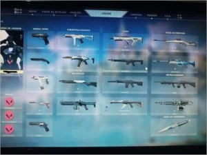 League e valorant com 130 skins e faca e skins armas. - League of Legends LOL