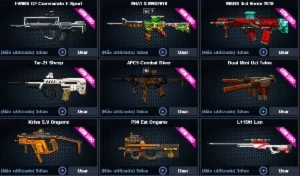 armas, itens para Point Blank PB