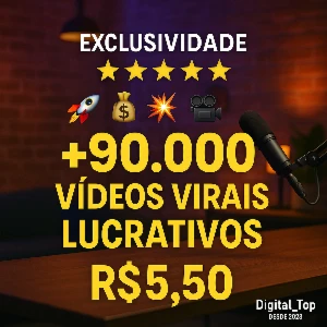 🎥💥🙅‍♂️Pacote +90.000 Vídeos E Cortes Virais Lucrativos 🤑