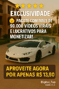 🎥💥🙅‍♂️Pacote +90.000 Vídeos E Cortes Virais Lucrativos 🤑 - Outros