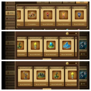 Conta Global G1/C2 2 nat5 LD (Elenoa e Tianglang) - Summoners War