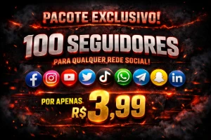 100 Seguidores Instagram Seguidores TikTok,Seguidores YouTub - Redes Sociais