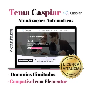 Tema Wordpress Caspiar + Atualizações - Others