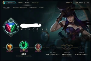 CONTA DE LOL TODOS OS CHAMPS E 197 SKINS - League of Legends